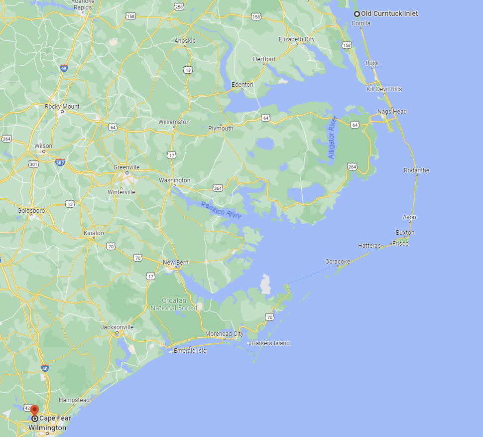 cape fear old currituck inlet